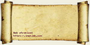 Jelena Arunović vizit kartica